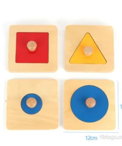 Пъзел с геометрични форми за деца