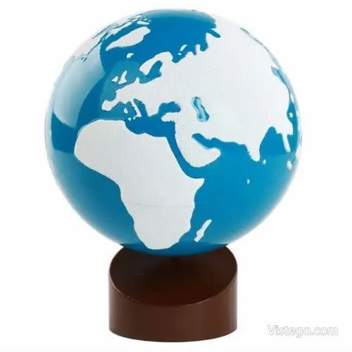 Пясъчен глобус на света за учене у дома