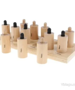 Сензорни цилиндри Монтесори с пружинки