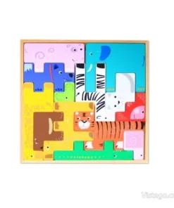 Тетрис с животни за забавна игра у дома