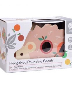 Дървена детска игра сортер таралеж с ксилофон