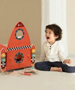 Дървена ракета - Работна маса за деца