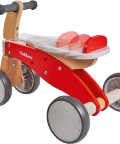 Дървена четириколка с настройваща се седалка