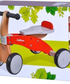 Дървена четириколка с настройваща се седалка