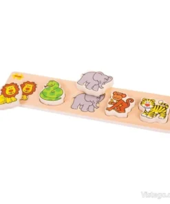 Дървен пъзел за игра - Сафари