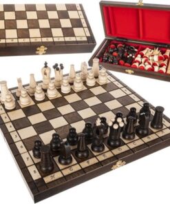 Дървена игра - Шах и Дама в едно