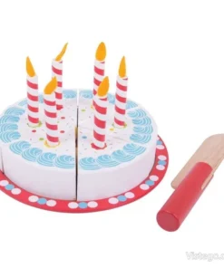 Дървена торта за рязане - Рожден ден