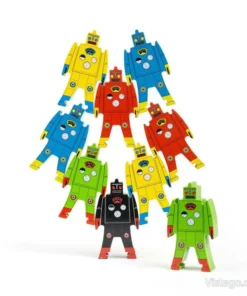 Дървени роботи за подреждане от BIGJIGS