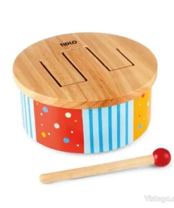 Дървено барабанче за игра - Дъга