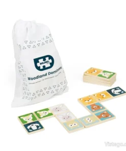 Домино с животни за деца – горски животни