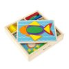 Дървени шаблони за редене в кутия Melissa & Doug