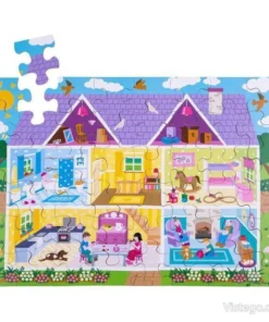 Пъзел за под за игра и учене - BIGJIGS