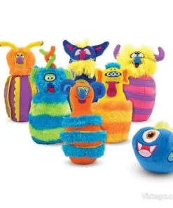 Плюшен комплект за боулинг за игра - Чудовища