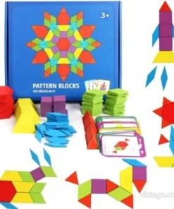 цветни геометрични фигури