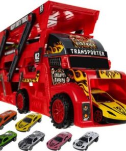 Детска играчка Автовоз с 6 коли Kruzzel