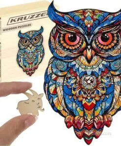 Дървен пъзел за игра и декорация - 24551