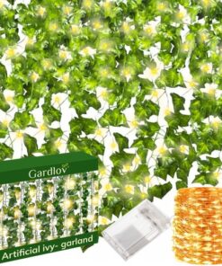 Изкуствен бръшлян + LED Gardlov 24538