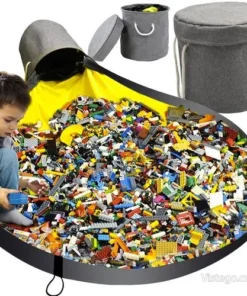 Кош за играчки с постелка Kruzzel