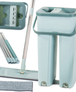 Плосък моп с кофа