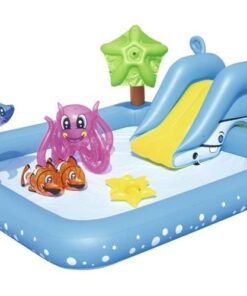 Водна площадка - аквариум, BESTWAY, водна атракция, детска водна надуваема площадка с пързалка