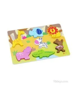 3D пъзел за деца с горски животни