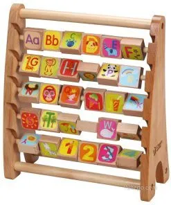 Азбучно сметало за деца от дърво