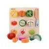 Дървен 3D пъзел за зеленчуци - рязане