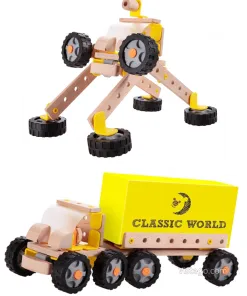 Дървен конструктор камион за сглобяване - Робот