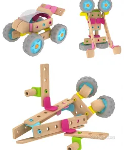 Дървен конструктор за творческа игра