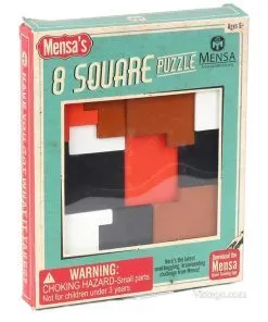 Дървен пъзел куб за логическо мислене