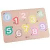 Дървен пъзел с числа за игра и учене