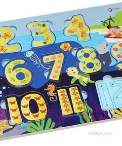 дървен пъзел за деца