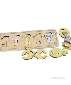 Дървена играчка ключове – от замъка