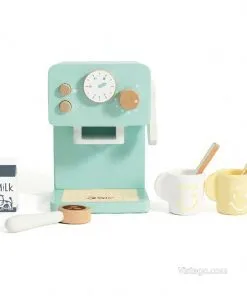 Дървена кафемашина играчка за игра