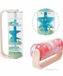 Дъжд от топчета – дървена играчка