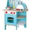 Детска дървена кухня за игра у дома