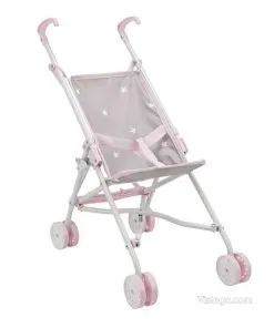 Детска количка за кукли с десен звезди