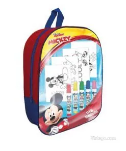 Детска раничка с аксесоари - "Мики Маус"