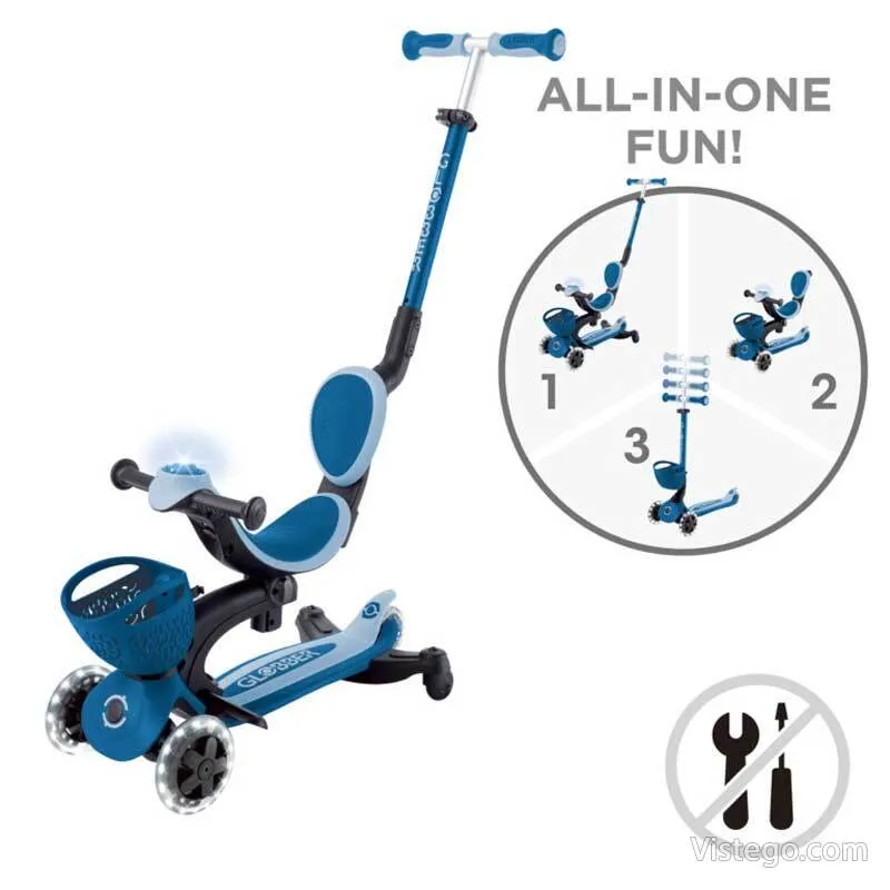 Детска тротинетка 5 в 1 – GO UP BABY LEARN 360° FLASH LIGHTS - 3