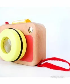 Детски дървен фотоапарат за игри