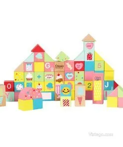 детски дървен конструктор