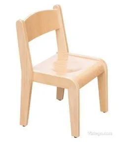 Детски дървен стол за стабилна стойка