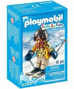 Детски конструктор за игри - Скиор със ски