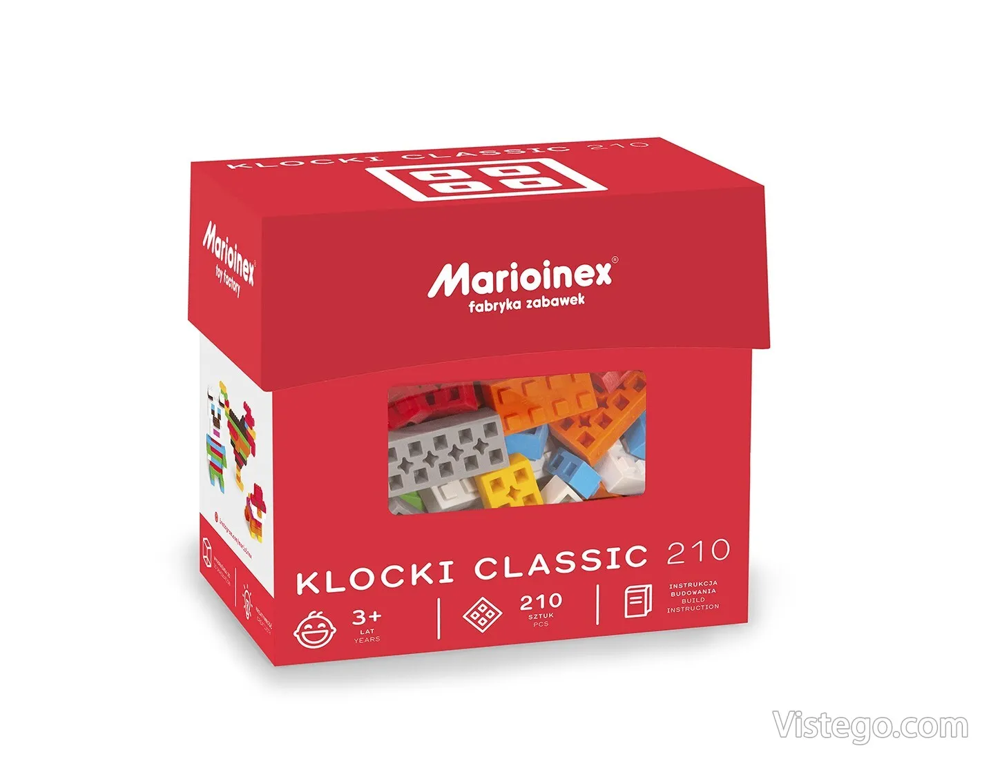 Детски конструктор за творчески игри - 210 части - 2