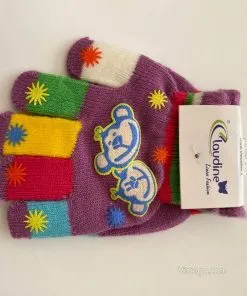 Детски ръкавички маймунка – лилави