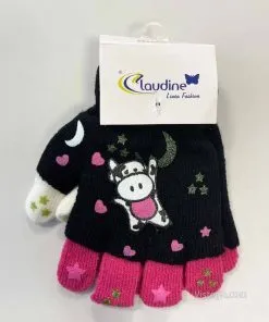Детски ръкавички с мотив Кравичка