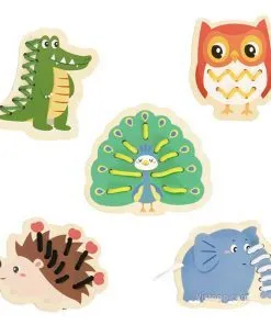 Игра низанка за деца – Животните от джунглата