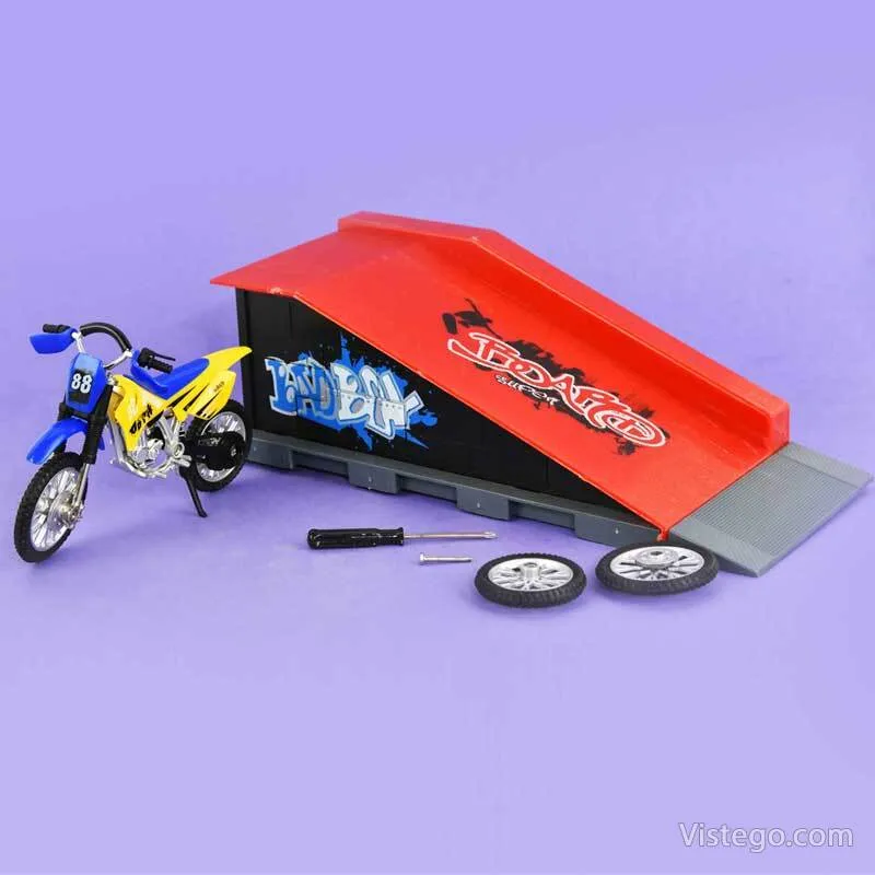 Играчка за пръсти с каскади и рампа - 2