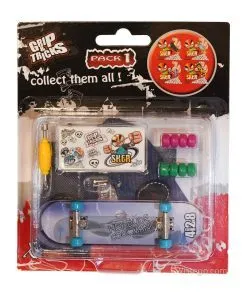 Играчка за пръсти Skateboard - син