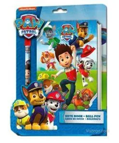 Комплект тефтер и химикал с Paw Patrol